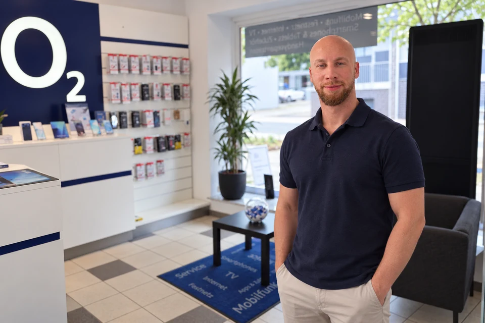 Peter Patz im Peat Mobile Shop